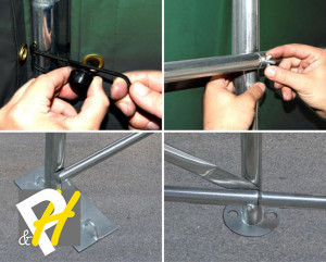 3,3X6 м Гараж / PROFESSIONAL / PVC 720 гр/кв.м, зелен - Img 7