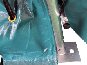 3,3X8.4 м Гараж / PVC 450 гр/кв.м, зелен - Img 6