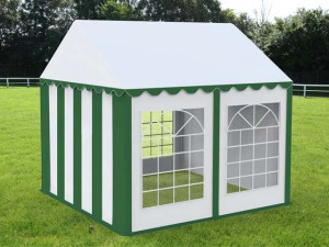 3X4 м Шатра / ECONOMY / PVC 500 гр/кв.м, зелен