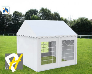 4X4 м Шатра / PROFESSIONAL / PVC 550 гр/кв.м / Огнеустойчив