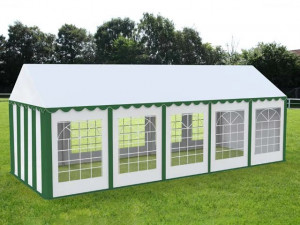 4X10 м Шатра / ECONOMY / PVC 500 гр/кв.м, зелен