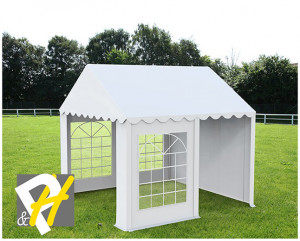 3X4 м Шатра / ECONOMY / PVC 500 гр/кв.м, зелен - Img 3