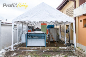 4X10 м Шатра / PROFESSIONAL / PVC 550 гр/кв.м / Огнеустойчив - Img 7