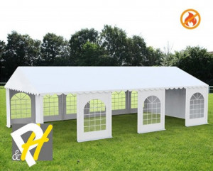 4X12 м Шатра / PROFESSIONAL XXL / PVC 550 гр/кв.м / Огнеустойчив - Img 2