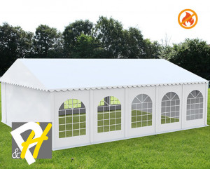 8X10 м Шатра / PROFESSIONAL XXL / PVC 550 гр/кв.м / Огнеустойчив