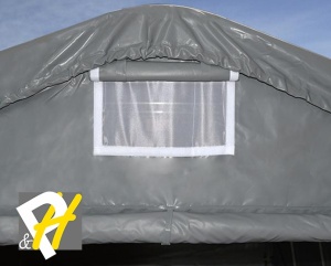 3,3X6 м Гараж / PVC 500 гр/кв.м, сив - Img 7