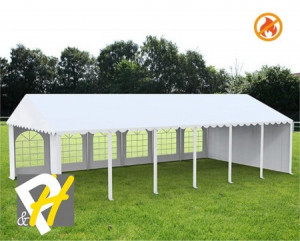 4X12 м Шатра / PROFESSIONAL XXL / PVC 550 гр/кв.м / Огнеустойчив - Img 3