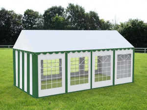 4X8 м Шатра / ECONOMY / PVC 500 гр/кв.м, зелен