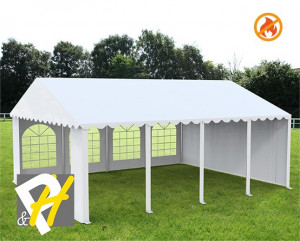 4X8 м Шатра / PROFESSIONAL / PVC 550 гр/кв.м / Огнеустойчив - Img 3