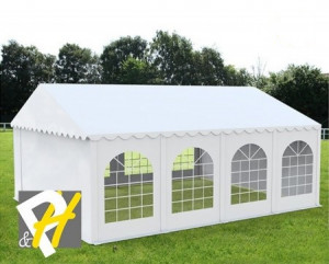 4X8 м Шатра / PROFESSIONAL XXL / PVC 550 гр/кв.м / Огнеустойчив