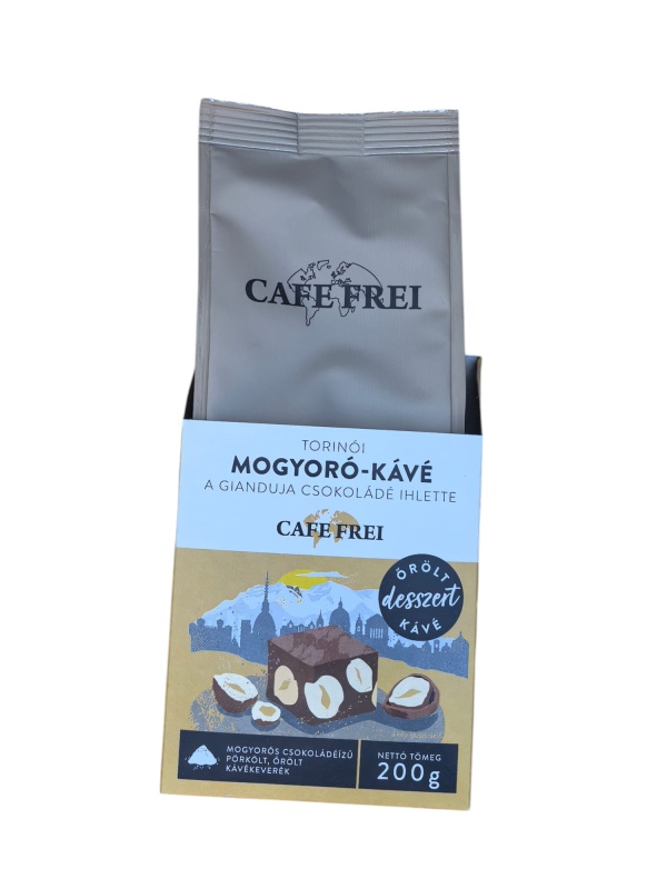 Cafe Frei – Cafea măcinată cu alune și ciocolată – inspirată de pralinele Gianduja – 200g