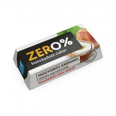 Ciocolata cu lapte cu umplutura de alune ZERO% Szerencsi 21g
