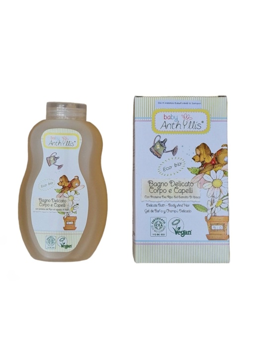Gel de dus si sampon delicat pentru bebelusi Anthyllis 400ml