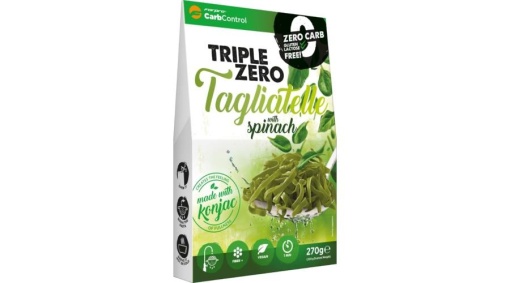 Tagliatelle cu spanac - din Konjac Triple Zero