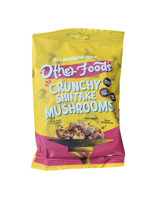 Chips de Ciuperci Shiitake – Fără Gluten, Vegană, Bogată în Vitamina D Other Foods 40g