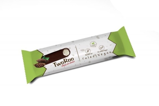 Rulou cu lamaie si vanilie, invelit in ciocolata neagra TwoRoo 30g