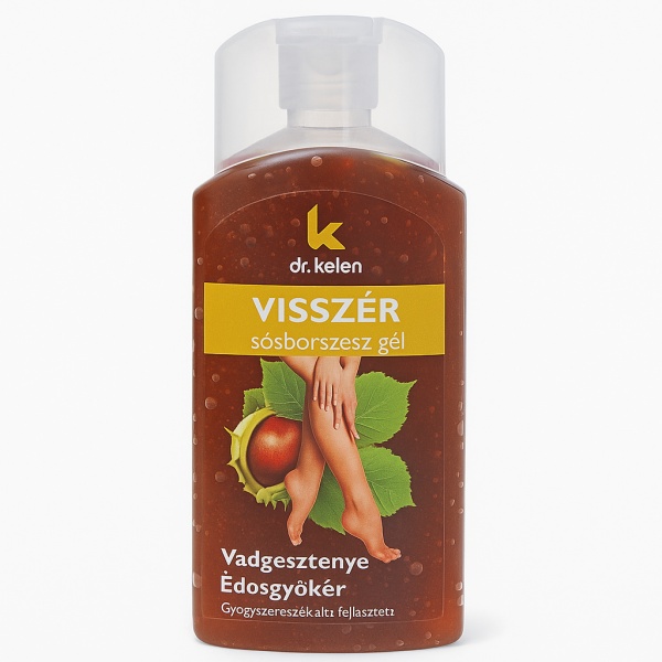 Gel pentru varice cu extract de castan sălbatic și lemn dulce – Dr. Kelen, 150 ml