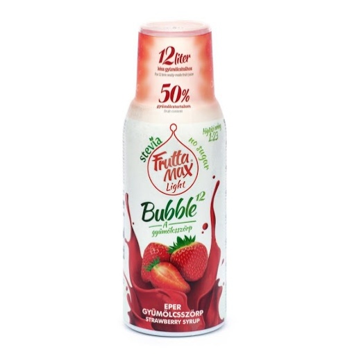 Sirop Frutta Max Light Bubble cu Capsuni fara zahar