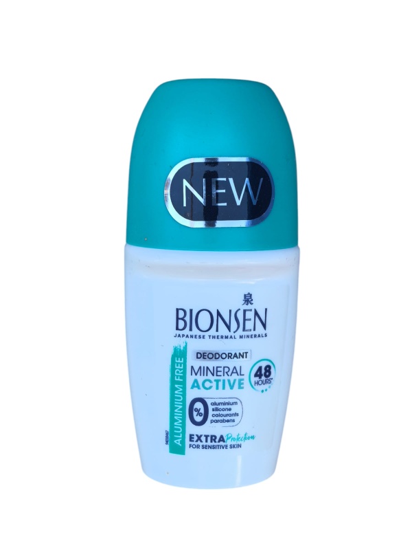 Deodorant roll-on Bionsen Mineral Active – 48h – 50 ml