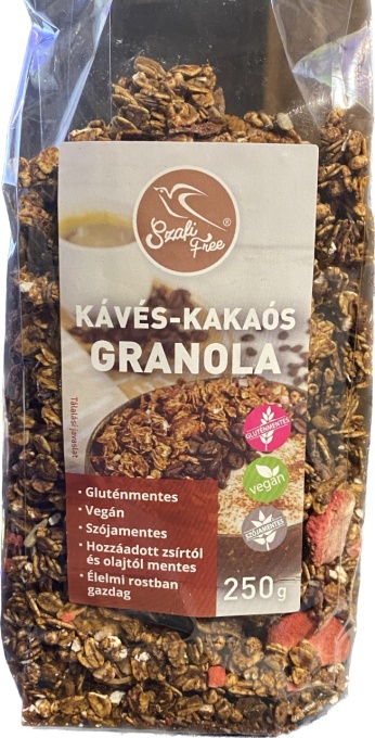 Granola cu cacao si cafea Szafi Free 250g