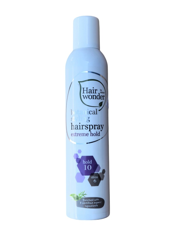 Spray de fixare Hairwonder Botanical Styling – Fixare extremă și ingrediente organice 300ml