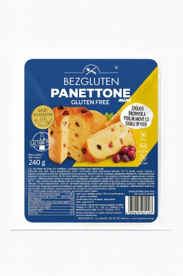 Bezgluten Mini Panettone Fără Gluten 240 g