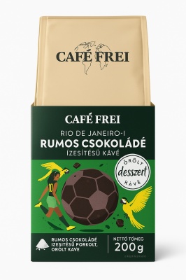 Cafe Frei - Cafea măcinată cu aromă de ciocolată cu rom, 200g