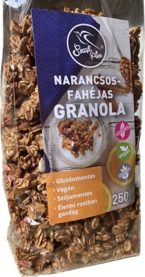 Granola cu portocale si scortisoara Szafi Free