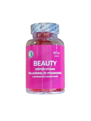 Jeleuri gumate BEAUTY-vitamina de frumusete cu Collagen si vitamine-fara zahar. Gust de capsuni,60 buc. Dr. Chen