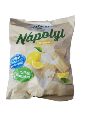 Napolitane cu lamaie Nyirfacukor - fara zahar 180g