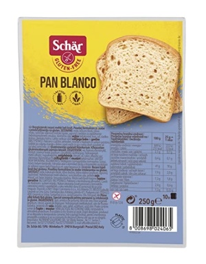 Paine alba feliata fara gluten Schar Pan Bianco 250g