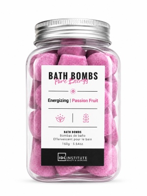Pure Energy – Bombe Efervescente pentru Baie 160g IDC Institute/4 arome diferite/ aroma trimis aleatoriu! - Img 4