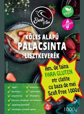 Am. de faina fara gluten ptr clatite cu baza de mei Szafi Free 1000g