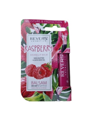 Balsam de buze cu gust de zmeura Revers cosmetics