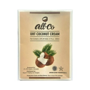 Crema de cocos UHT All-Co 200ml