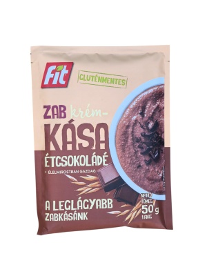 Fit Terci cremă din ovăz cu ciocolată neagră – fără gluten, instant – 50g