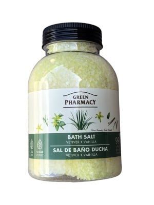 Sare de baie vetiver si vanilie – 500 g Green Pharmacy