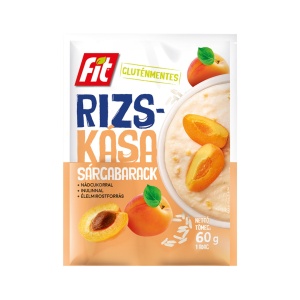 Terci de orez fara gluten cu caise Fit 60g