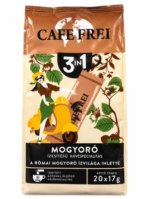 Cafe Frei 3in1 – Cafea instant cu aroma de alune de padure, 20 x 17 g