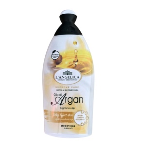 Gel pentru baie si dus cu ulei de argan L'Angelica 500ml