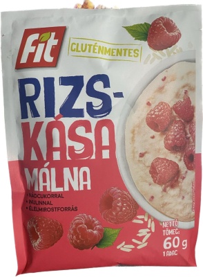 Terci de orez fara gluten cu zmeura Fit 60g