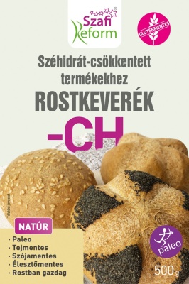 Amestec de fibre fara gluten cu nivel redus de carbohidrati - Szafi Reform 500g