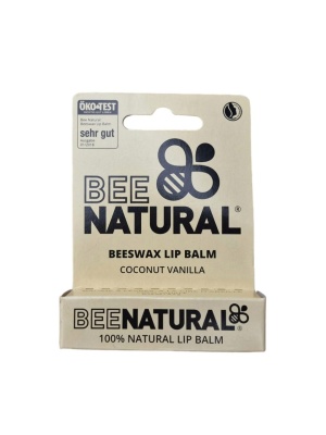 Balsam de buze cu ceara de albine -Vanilie si cocos BEENATURAL