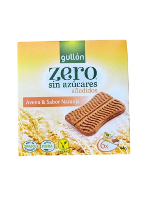 Biscuiți Snack deovaz cu portocale fără adaos de zahăr, cu îndulcitor Gullon 144g