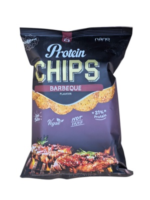 Chips Proteic BBQ – Vegan, 21% Proteină, Coapte | Gustare Sănătoasă 40g Nano