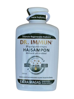 Sampon cu 25 plante anti-cadere si anti-matreata 250ml- Dr. Immun