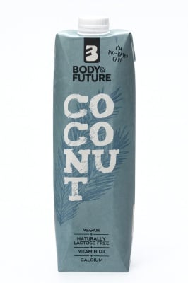 Body & Future Băutură de cocos cu Vitamina D3 și Calciu – 1L