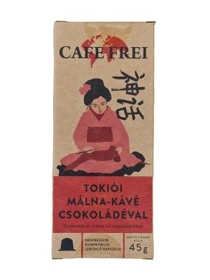Cafea capsule cu aroma de ciocolata si zmeura Tokyo Cafe Frei 9 buc.