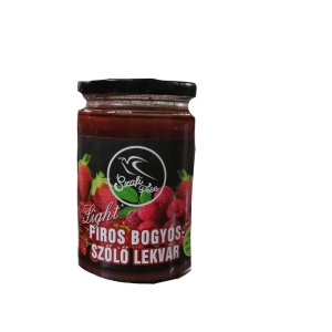 Gem de fructe rosii si struguri 350g Szafi Free
