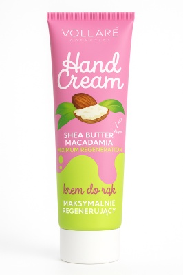 VOLLARÉ - Cremă de mâini și unghii cu unt de shea și ulei de macadamia 100ml